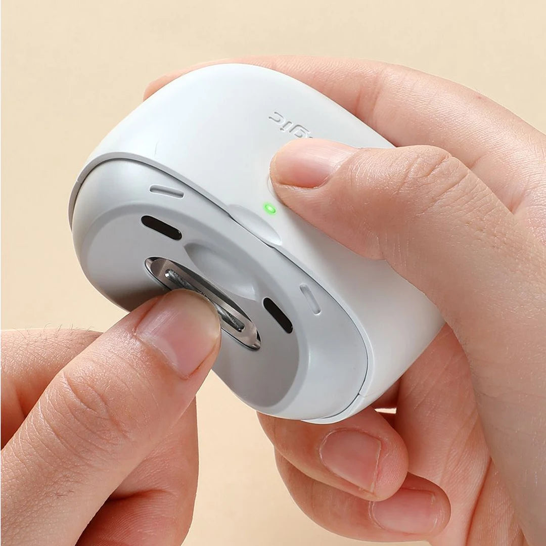 he Youpin Seemagic Electric Nail Clipper is perfect for kids! With a touch-start, infrared protection, and LED light, it ensures safe and easy nail trimming.